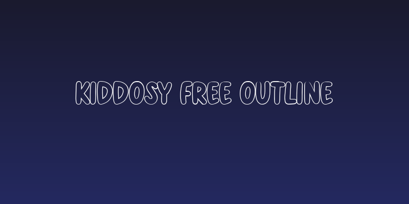 Kiddosy Free Outline Social Header