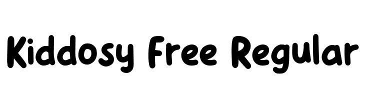 Kiddosy Free Regular  Free Fonts Download