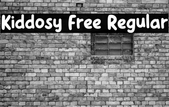 Kiddosy Free Regular Font examples