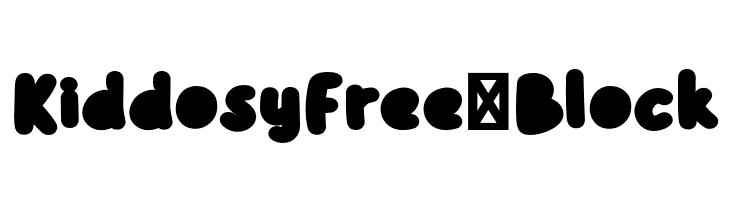 KiddosyFree-Block  Скачать бесплатные шрифты
