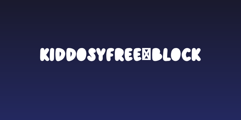 KiddosyFree-Block Social Header