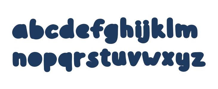 KiddosyFree-Block Lowercase