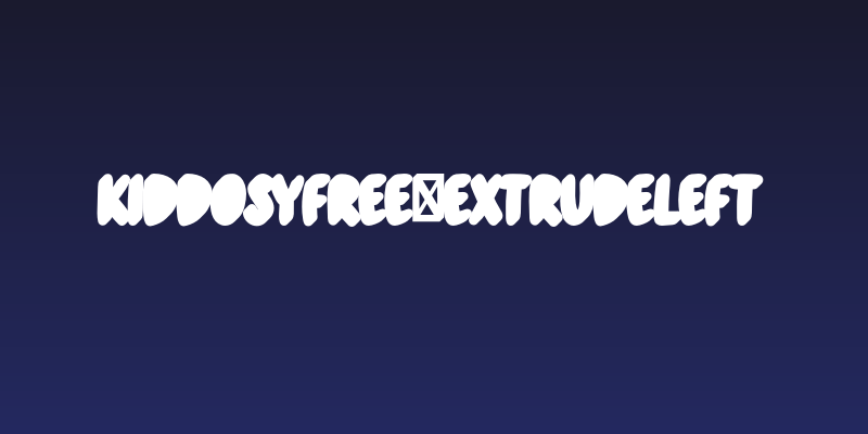 KiddosyFree-ExtrudeLeft Social Header