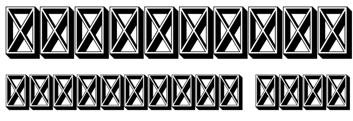 KiddosyFree-ExtrudeRight Font OTHER CHARS