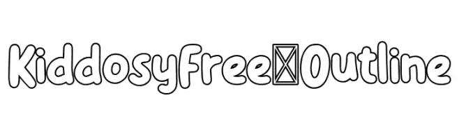 KiddosyFree-Outline  Fuentes Gratis Descargar