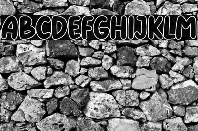 KiddosyFree-Outline Font examples