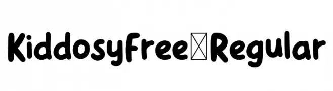 KiddosyFree-Regular  免费字体下载
