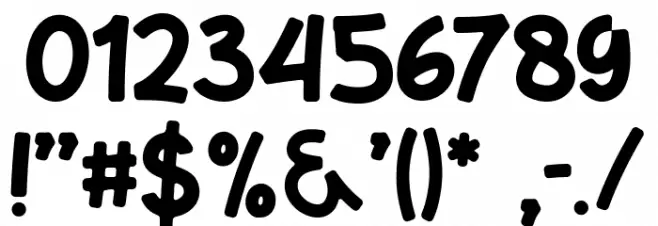 Kiddy Play Font OTHER CHARS