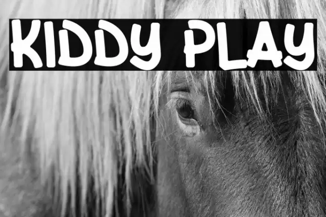 Kiddy Play Font examples