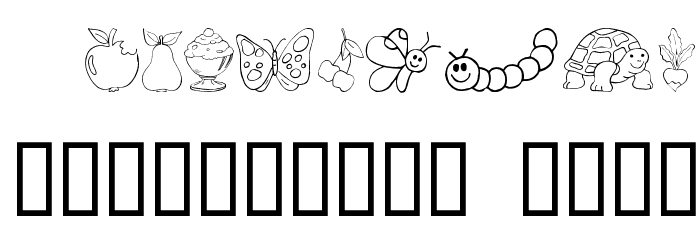 KiddyDing Font OTHER CHARS
