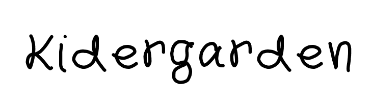 Kidergarden  Frei Schriftart Herunterladen
