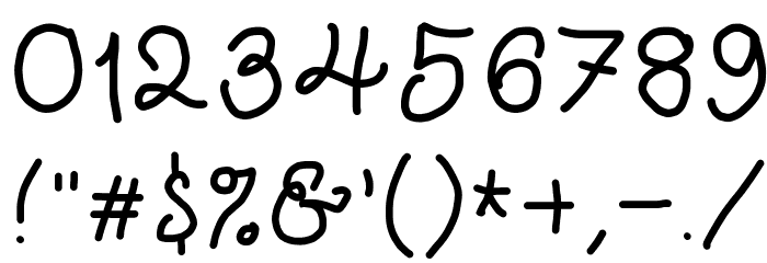 Kidergarden Font OTHER CHARS