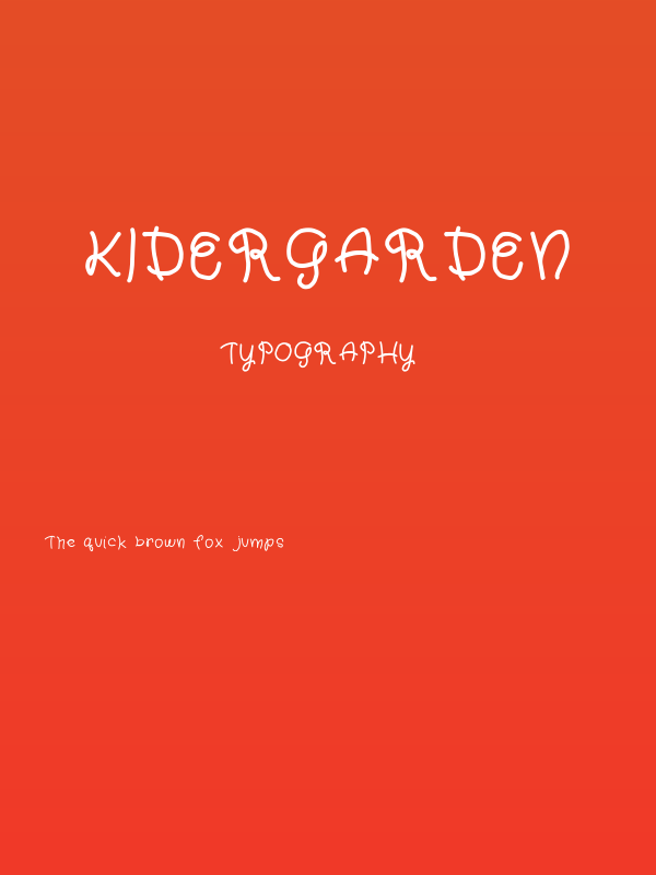 Kidergarden Poster