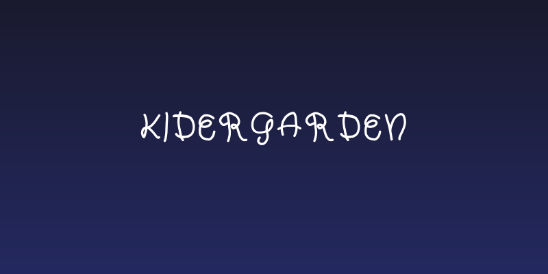 Kidergarden Social Header