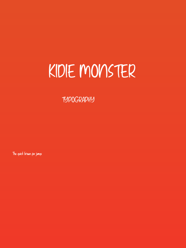 Kidie Monster Poster