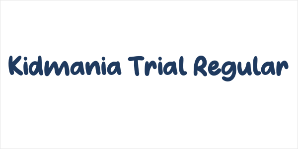 Kidmania Trial Regular Logo
