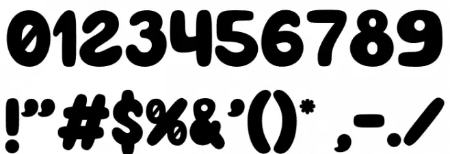 Kidmans Regular Font OTHER CHARS