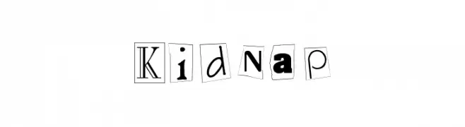 Kidnap  Frei Schriftart Herunterladen