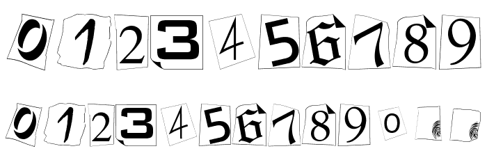 Kidnap Font OTHER CHARS