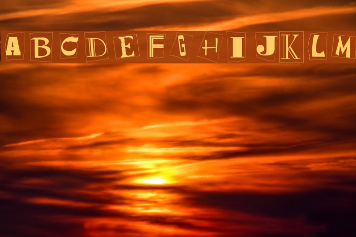 Kidnap Font examples