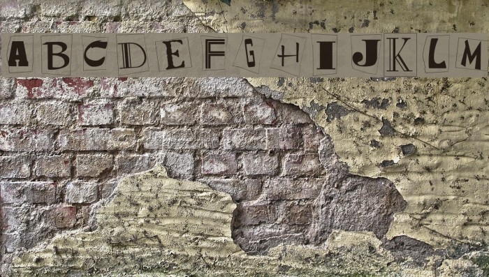 Kidnap Font examples