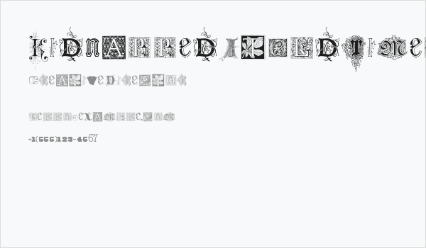 Kidnapped At Old Times Free 3 Business Card