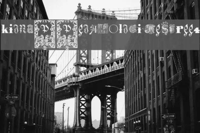 Kidnapped At Old Times Free 4 Font examples