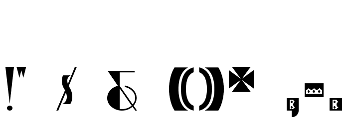 Kidnapped At Old Times Free Six Font OTHER CHARS