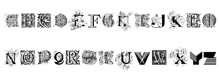 Kidnapped At Old Times Free Six Font LOWERCASE
