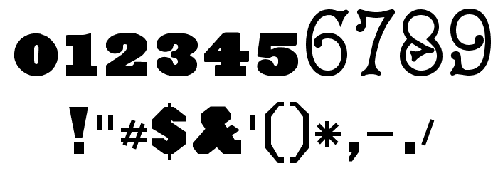 Kidnapped At Old Times Free Two Font OTHER CHARS