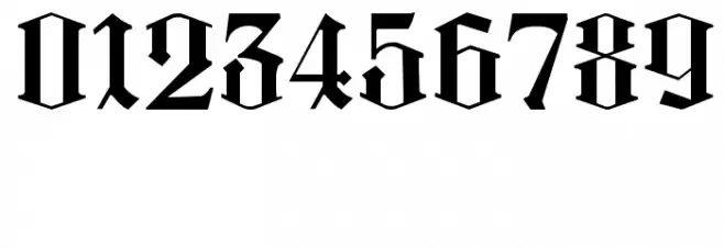 Kidnapped at German Lands Four Regular Font OTHER CHARS