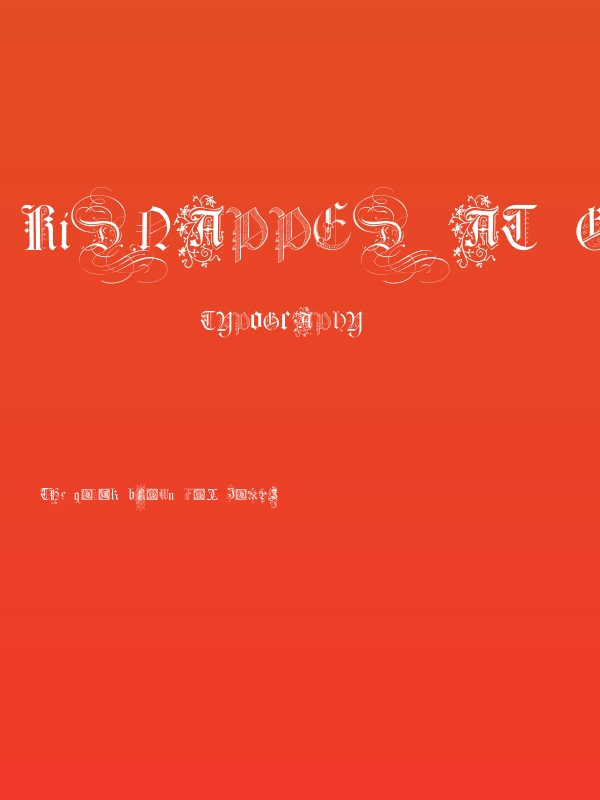 Kidnapped at German Lands Four Regular Poster