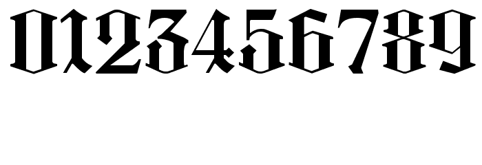 Kidnapped at German Lands Two Font OTHER CHARS