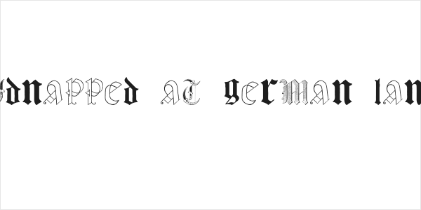 Kidnapped at German Lands Logo