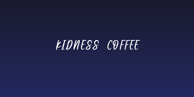 Kidness  Coffee Social Header