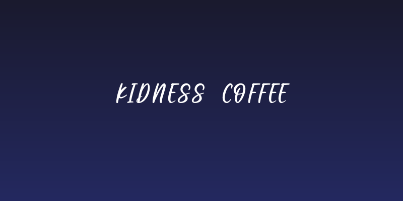Kidness  Coffee Social Header