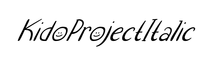 Kido Project Italic Fonte