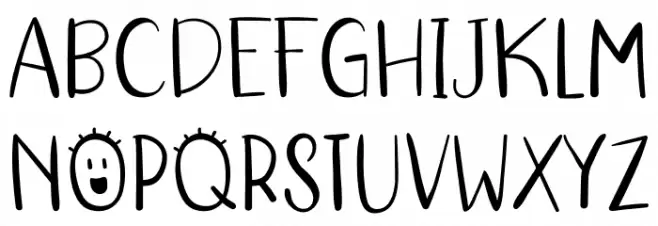 Kido Project Schriftart Groß