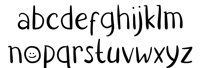 Kido Project Font LOWERCASE