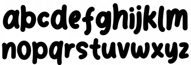 Kidos Park خط أحرف صغيرة