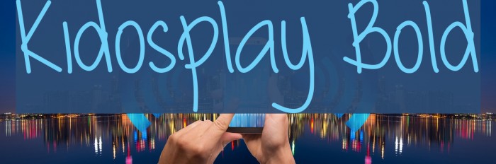 Kidosplay Bold Font examples