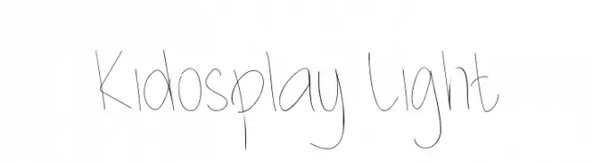 Kidosplay Light  Fuentes Gratis Descargar