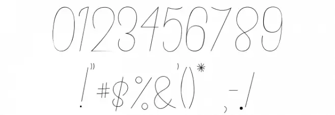 Kidosplay Light Font OTHER CHARS