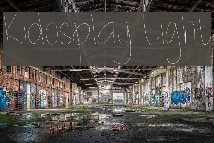 Kidosplay Light Example 2