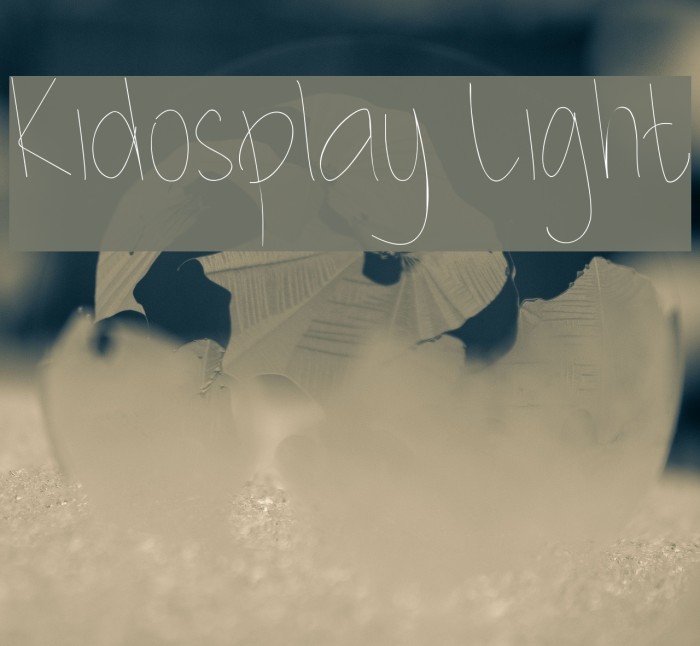 Kidosplay Light Example 3