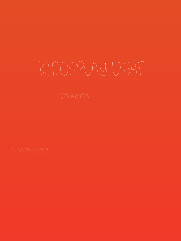 Kidosplay Light Poster