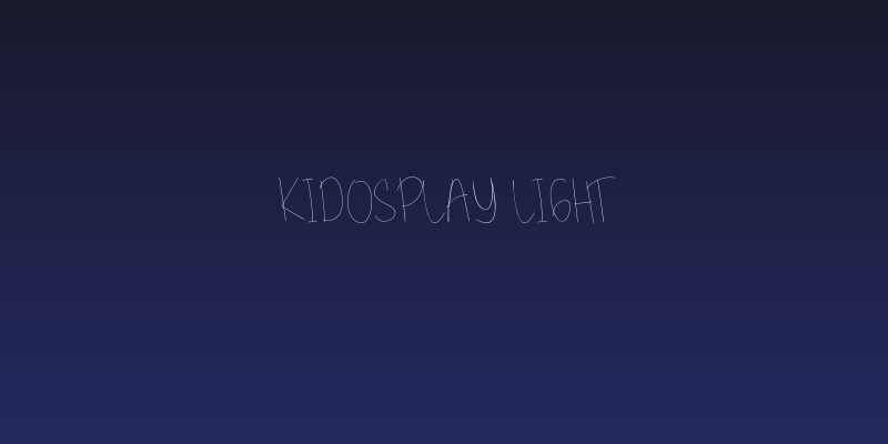 Kidosplay Light Social Header