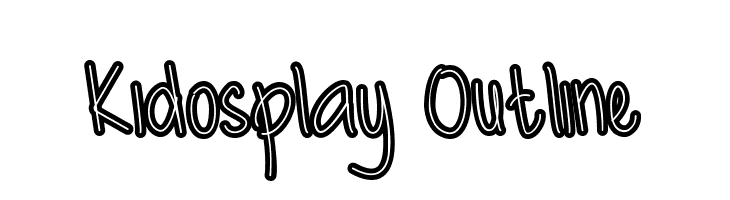 Kidosplay Outline  नि: शुल्क फ़ॉन्ट्स डाउनलोड