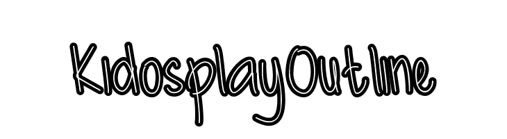Kidosplay Outline फ़ॉन्ट