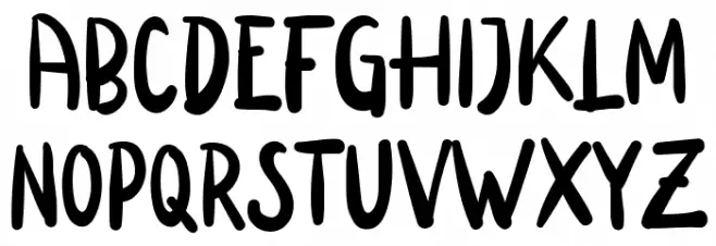 Kidow Demo Polices MAJUSCULES